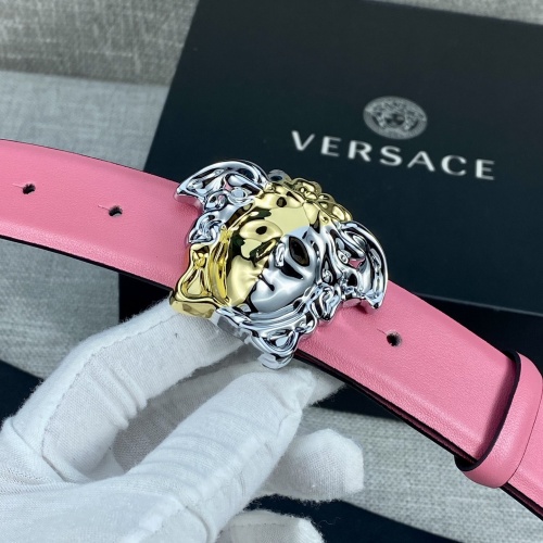 Replica Versace AAA Quality Belts For Women #954257 $56.00 USD for Wholesale