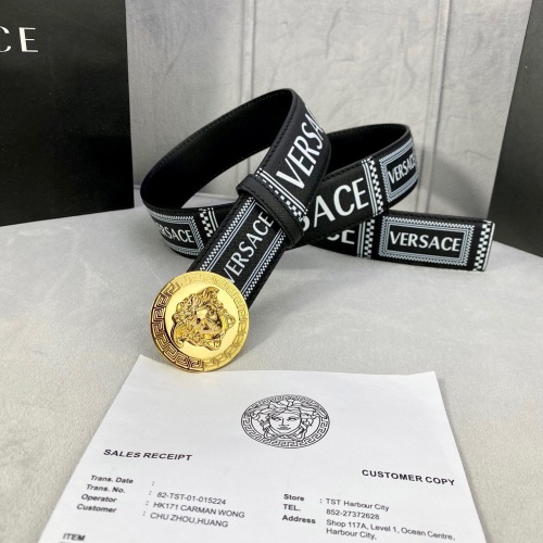 Replica Versace AAA Quality Belts For Men #954304 $68.00 USD for Wholesale