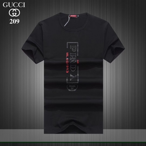 Prada T-Shirts Short Sleeved For Men #954667 $27.00 USD, Wholesale Replica Prada T-Shirts