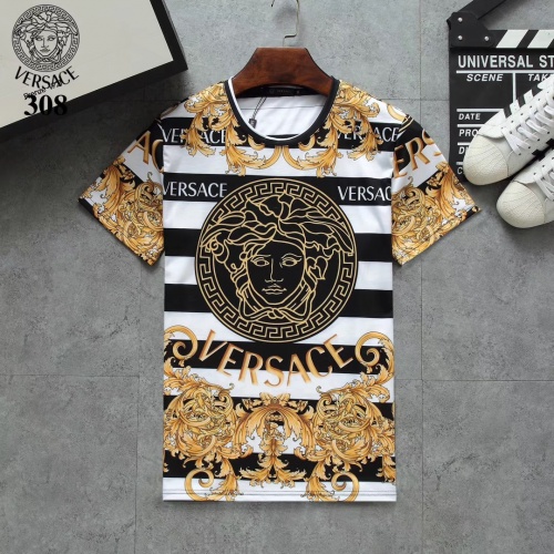 Versace T-Shirts Short Sleeved For Men #955031 $25.00 USD, Wholesale Replica Versace T-Shirts