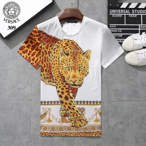 Versace T-Shirts Short Sleeved For Men #955032 $27.00 USD, Wholesale Replica Versace T-Shirts