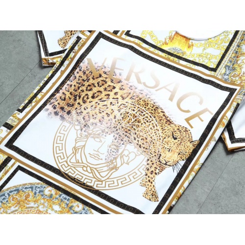 Replica Versace T-Shirts Short Sleeved For Men #955035 $27.00 USD for Wholesale