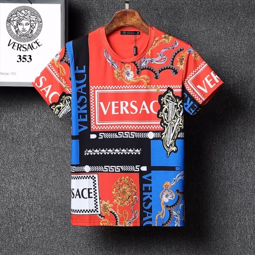 Versace T-Shirts Short Sleeved For Men #955069 $27.00 USD, Wholesale Replica Versace T-Shirts