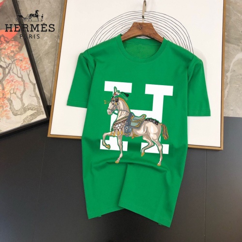 Hermes T-Shirts Short Sleeved For Men #955282 $25.00 USD, Wholesale Replica Hermes T-Shirts