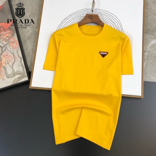 Prada T-Shirts Short Sleeved For Men #955410 $25.00 USD, Wholesale Replica Prada T-Shirts