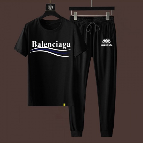 Balenciaga Fashion Tracksuits Short Sleeved For Men #955482 $76.00 USD, Wholesale Replica Balenciaga Fashion Tracksuits