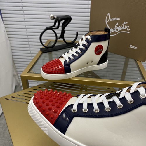 Replica Christian Louboutin High Tops Shoes For Women #955649 $92.00 USD for Wholesale