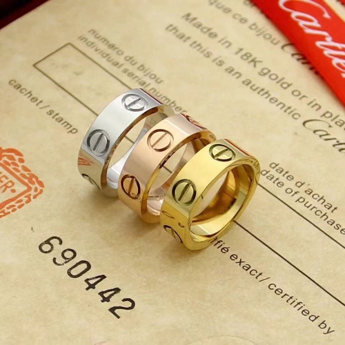 Replica Cartier Rings For Unisex #955954 $25.00 USD for Wholesale