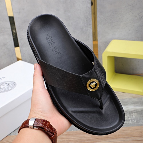 Replica Versace Slippers For Men #956087 $48.00 USD for Wholesale
