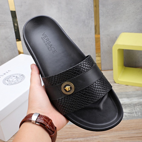 Replica Versace Slippers For Men #956088 $48.00 USD for Wholesale