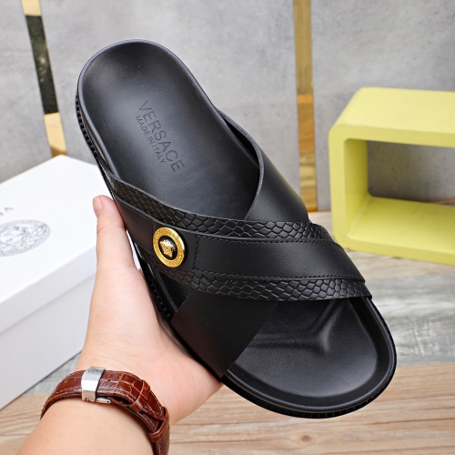 Replica Versace Slippers For Men #956091 $48.00 USD for Wholesale