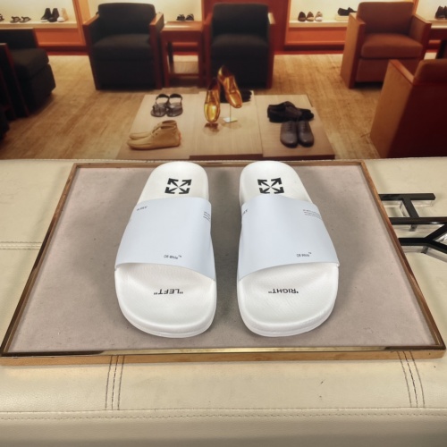 Replica Off-White Slippers For Women #956162 $42.00 USD for Wholesale