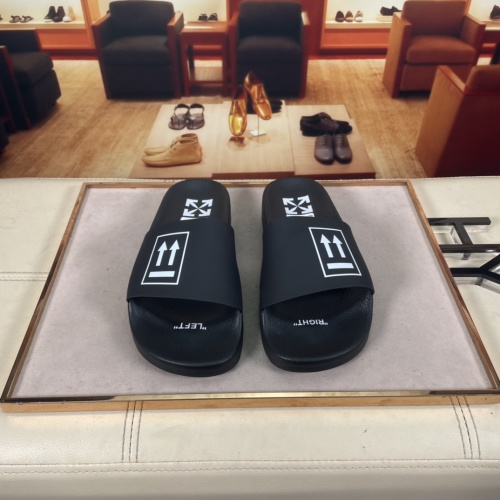 Replica Off-White Slippers For Women #956163 $42.00 USD for Wholesale
