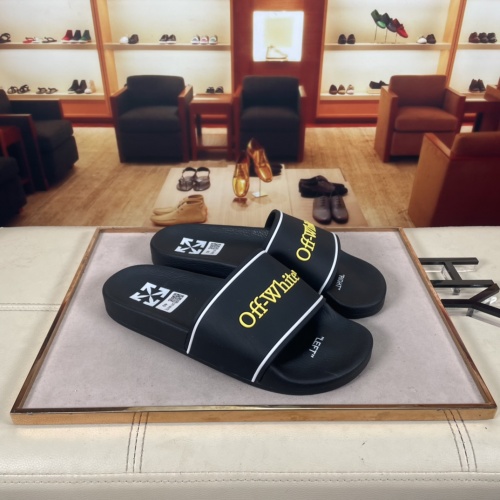 Replica Off-White Slippers For Women #956165 $42.00 USD for Wholesale