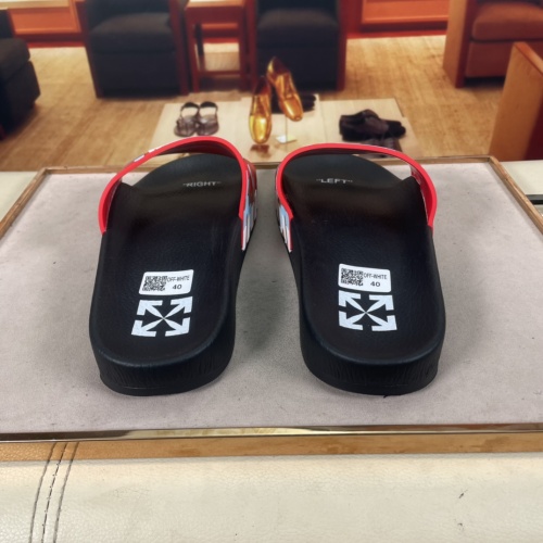 Replica Off-White Slippers For Women #956172 $42.00 USD for Wholesale