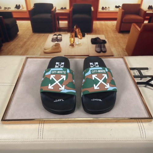 Replica Off-White Slippers For Women #956174 $42.00 USD for Wholesale