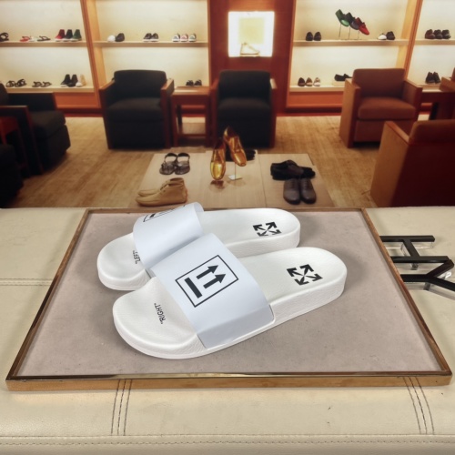 Off-White Slippers For Men #956175 $42.00 USD, Wholesale Replica Off-White Slippers