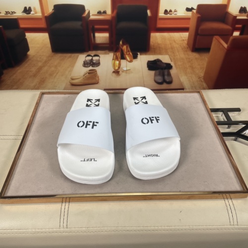 Replica Off-White Slippers For Men #956176 $42.00 USD for Wholesale