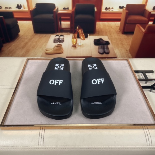 Replica Off-White Slippers For Men #956179 $42.00 USD for Wholesale