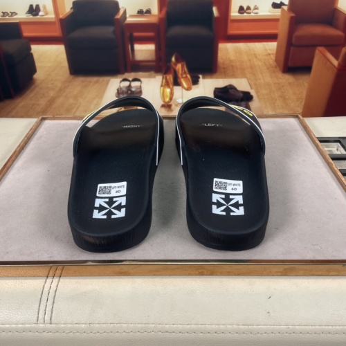 Replica Off-White Slippers For Men #956180 $42.00 USD for Wholesale