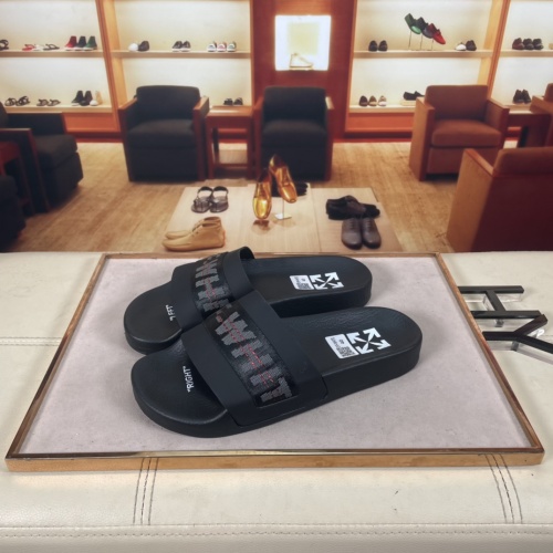 Off-White Slippers For Men #956183 $42.00 USD, Wholesale Replica Off-White Slippers