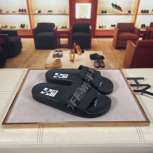 Replica Off-White Slippers For Men #956183 $42.00 USD for Wholesale