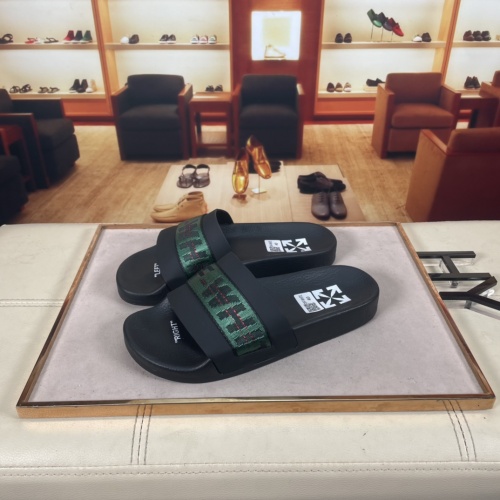 Off-White Slippers For Men #956184 $42.00 USD, Wholesale Replica Off-White Slippers