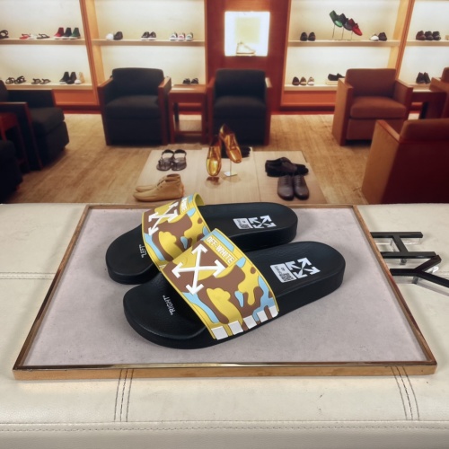 Off-White Slippers For Men #956185 $42.00 USD, Wholesale Replica Off-White Slippers