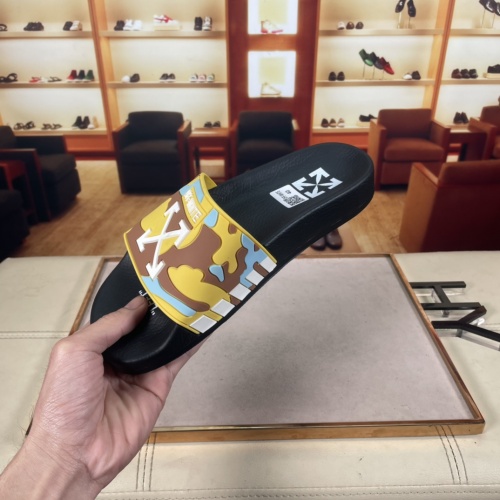 Replica Off-White Slippers For Men #956185 $42.00 USD for Wholesale