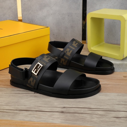 Replica Fendi Sandal For Men #956200 $48.00 USD for Wholesale