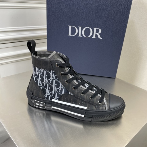 Replica Christian Dior High Tops Shoes For Men #956282 $76.00 USD for Wholesale