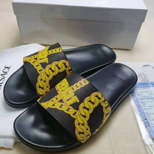 Replica Versace Slippers For Women #956319 $45.00 USD for Wholesale