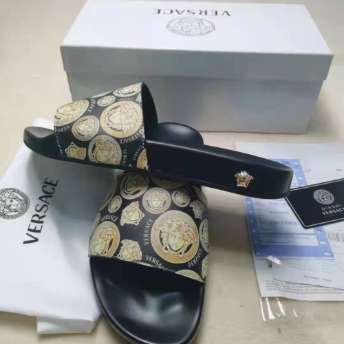 Replica Versace Slippers For Women #956321 $45.00 USD for Wholesale