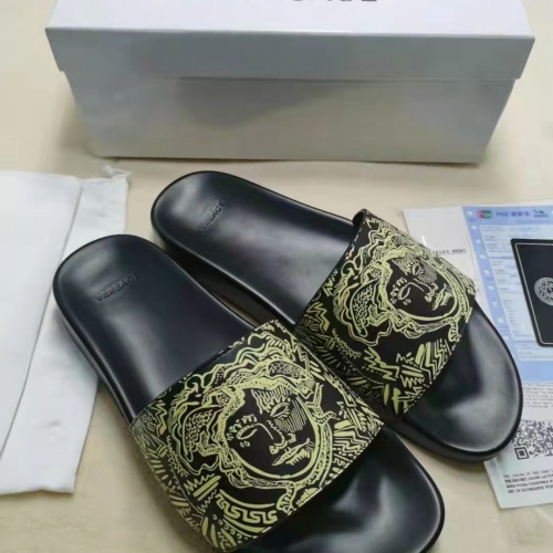 Replica Versace Slippers For Women #956322 $45.00 USD for Wholesale