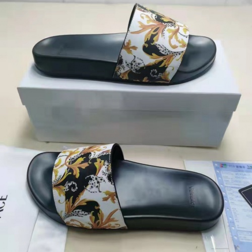 Replica Versace Slippers For Women #956323 $45.00 USD for Wholesale