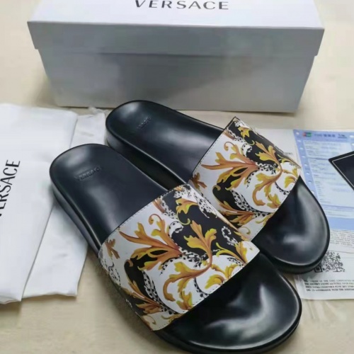 Replica Versace Slippers For Women #956323 $45.00 USD for Wholesale