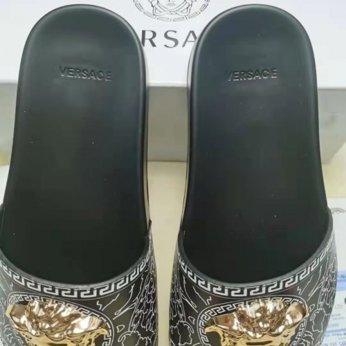 Replica Versace Slippers For Women #956328 $45.00 USD for Wholesale