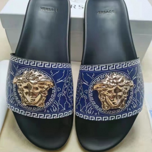Replica Versace Slippers For Women #956329 $45.00 USD for Wholesale
