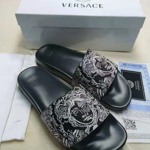Replica Versace Slippers For Women #956330 $45.00 USD for Wholesale