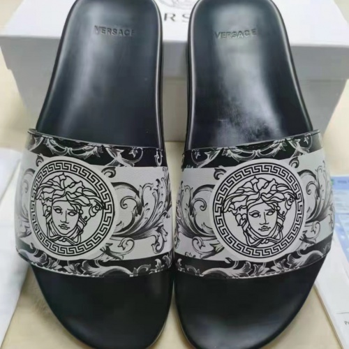 Replica Versace Slippers For Women #956331 $45.00 USD for Wholesale