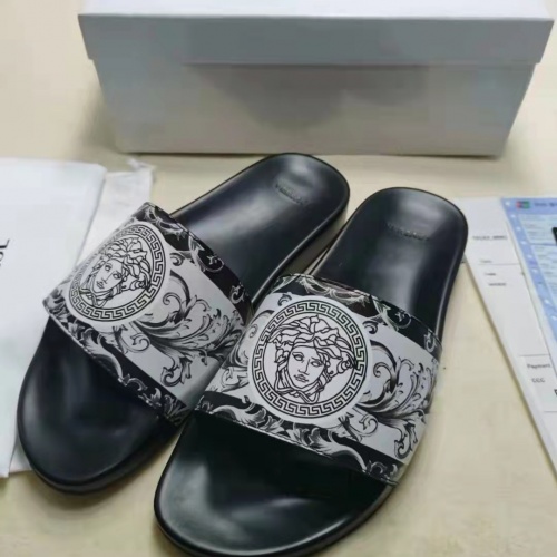 Replica Versace Slippers For Women #956331 $45.00 USD for Wholesale