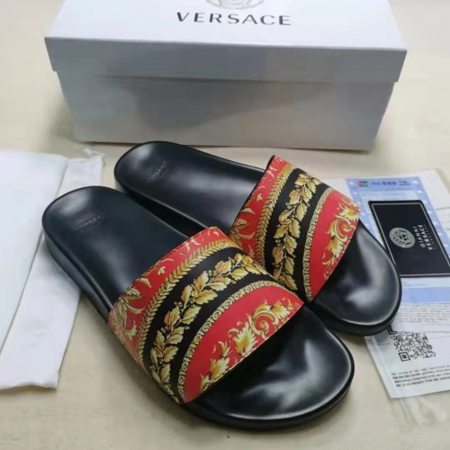 Replica Versace Slippers For Women #956340 $45.00 USD for Wholesale