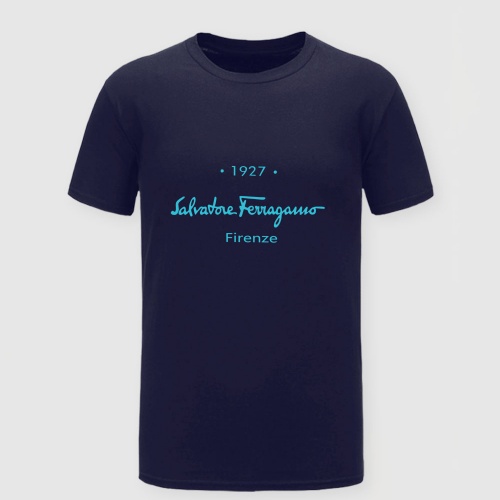 Salvatore Ferragamo T-Shirts Short Sleeved For Men #956343 $27.00 USD, Wholesale Replica Salvatore Ferragamo T-Shirts