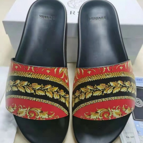 Versace Slippers For Men #956362 $45.00 USD, Wholesale Replica Versace Slippers