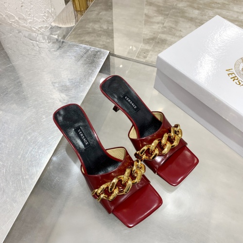 Replica Versace Slippers For Women #956810 $72.00 USD for Wholesale