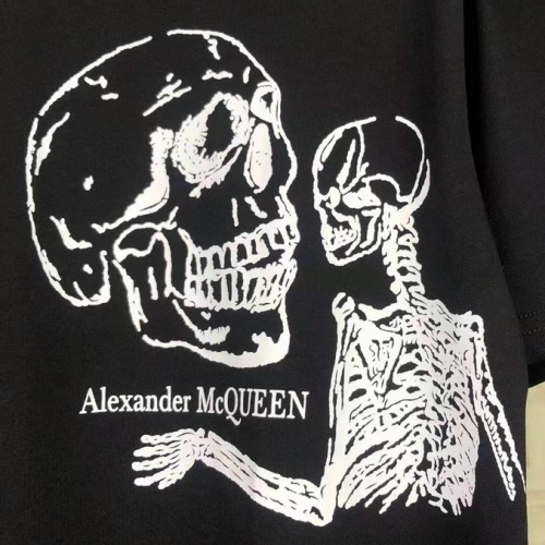Replica Alexander McQueen T-shirts Short Sleeved For Unisex #957103 $29.00 USD for Wholesale