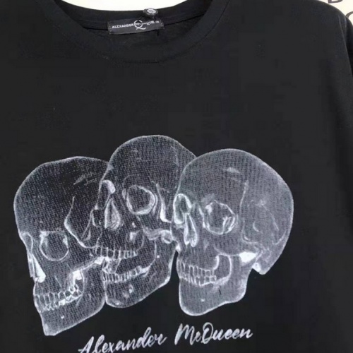 Replica Alexander McQueen T-shirts Short Sleeved For Unisex #957109 $27.00 USD for Wholesale