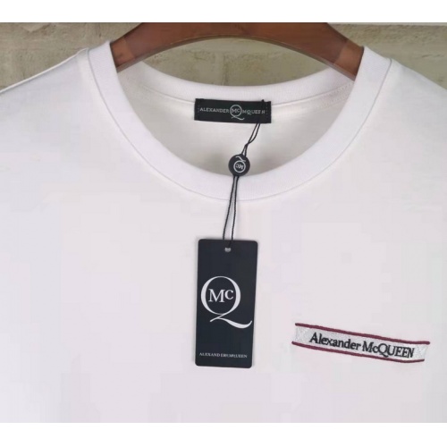 Replica Alexander McQueen T-shirts Short Sleeved For Unisex #957113 $29.00 USD for Wholesale