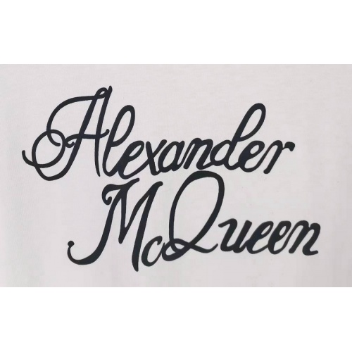 Replica Alexander McQueen T-shirts Short Sleeved For Unisex #957115 $27.00 USD for Wholesale