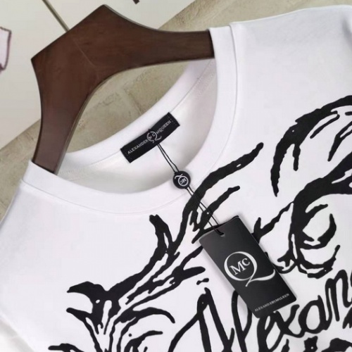 Replica Alexander McQueen T-shirts Short Sleeved For Unisex #957116 $29.00 USD for Wholesale